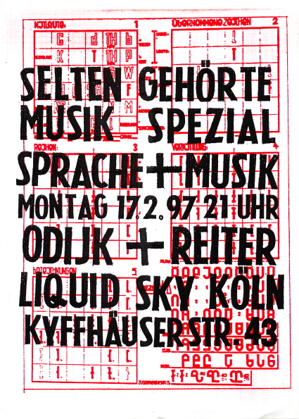 Sprache + Musik / Odijk + Reiter
